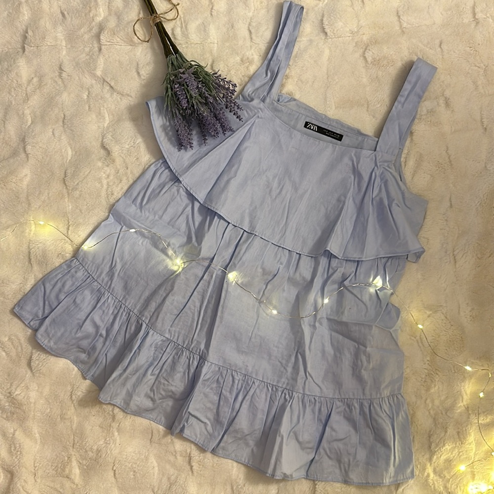 Zara Flounce Tank Top - Picture 3 of 3